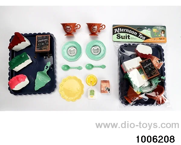 Tea tableware pastry and dessert series in PP bag with header