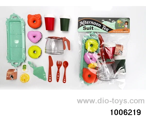 Tea tableware pastry and dessert series in PP bag with header
