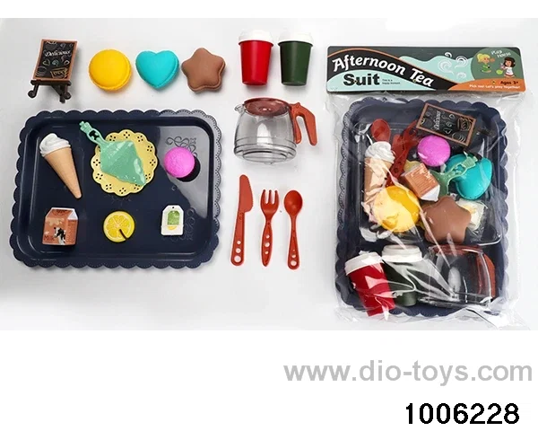 Tea tableware pastry and dessert series in PP bag with header