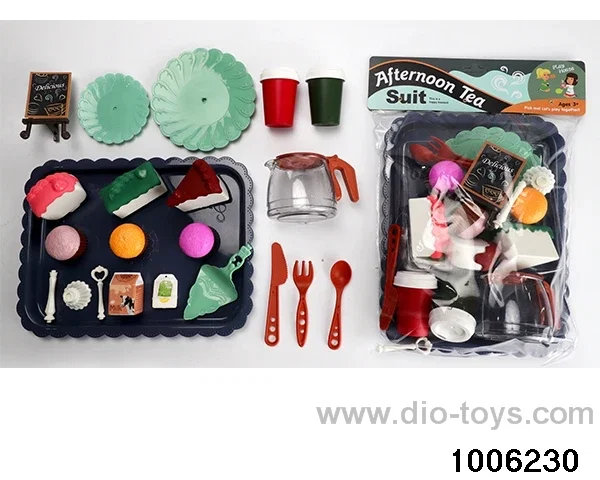 Tea tableware pastry and dessert series in PP bag with header