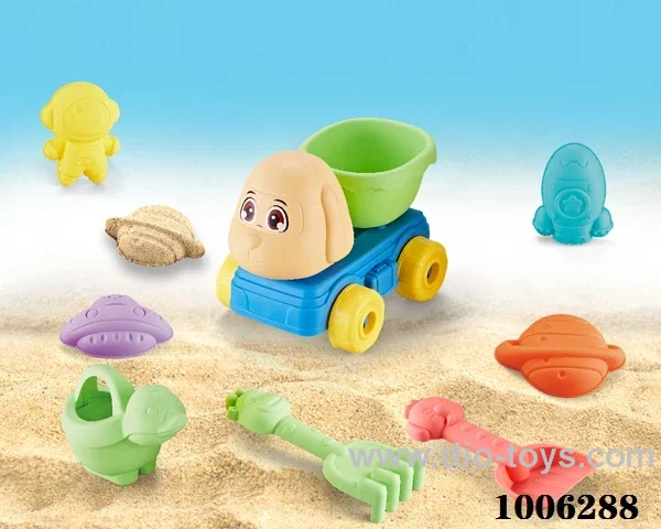 8PCS Beach toy in Net bag