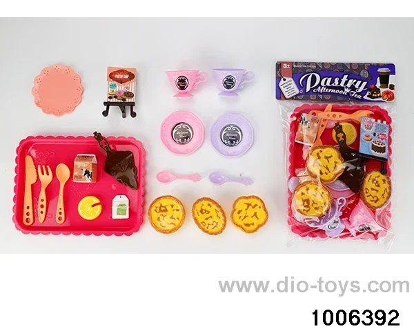 Tea tableware pastry and dessert series in PP bag with header