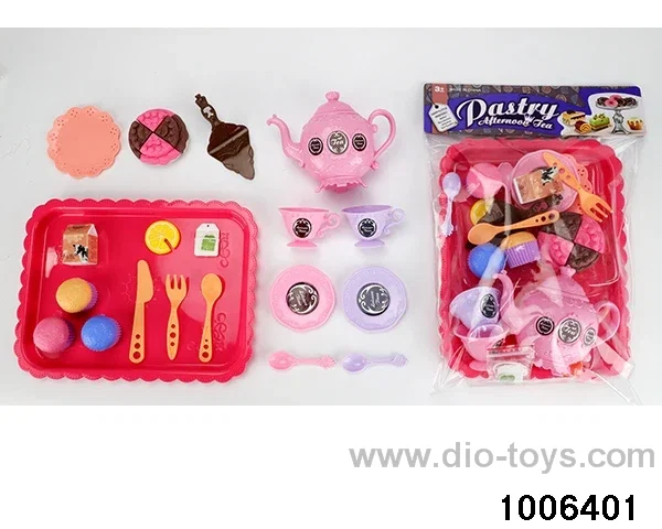 Tea tableware pastry and dessert series in PP bag with header