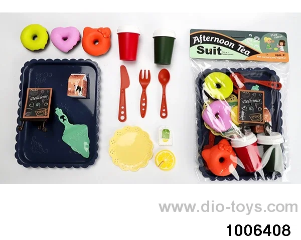Tea tableware pastry and dessert series in PP bag with header