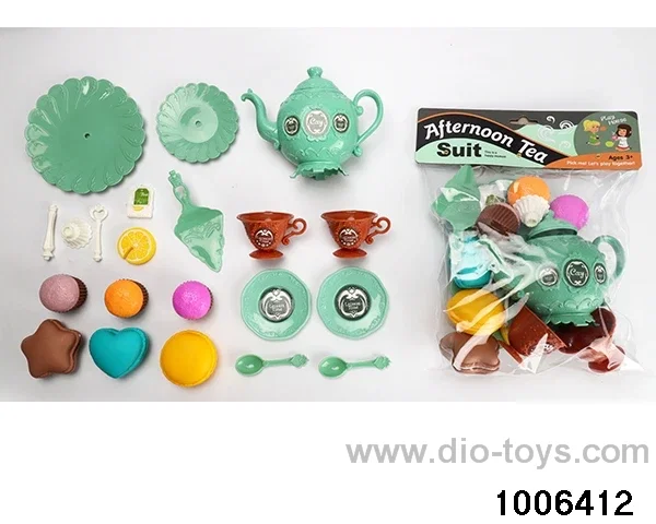 Tea tableware pastry and dessert series in PP bag with header