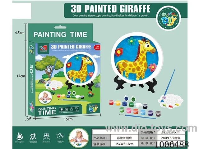 PAINTED TOYS IN COLOR BOX