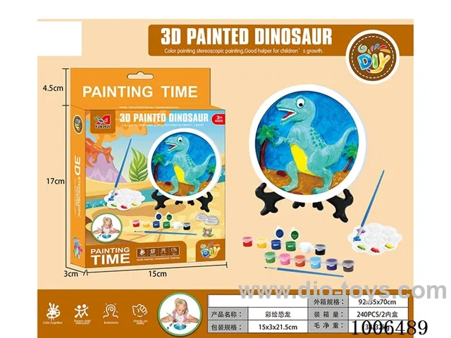 PAINTED TOYS IN COLOR BOX