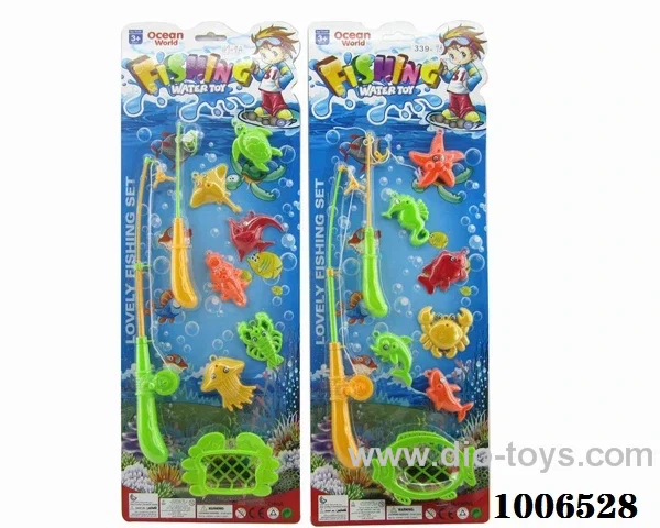 fishing toys set 2 sets mixed loading in Blister card
