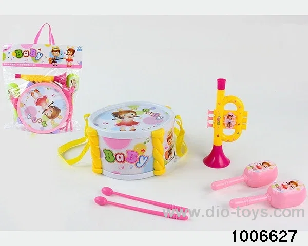 BABY DRUM SET IN PVC HANG BAG