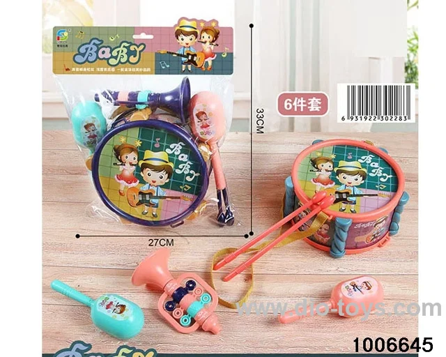 MUSICAL INSTRUMENT SET IN PP BAG WITH HEADER