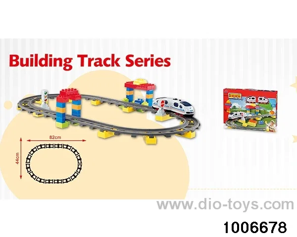 Electric rail car 63PCS in window box