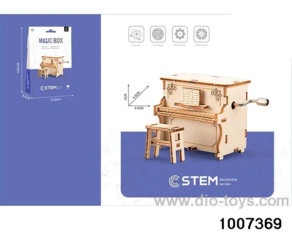 Wooden toys in color box