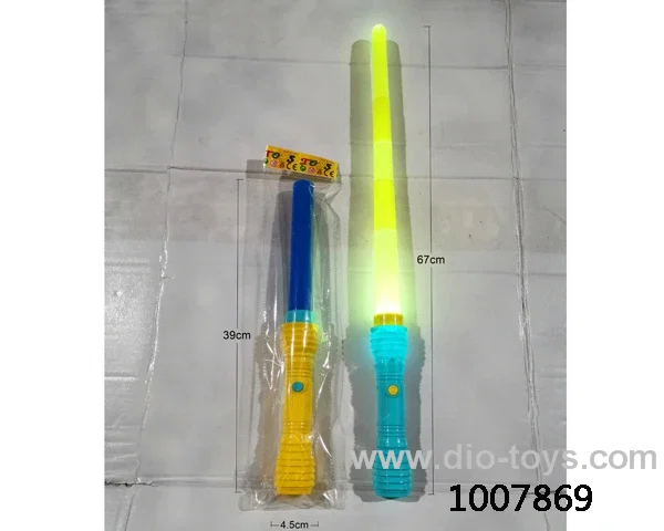 Glowing sword  with  light & music color mixed loading   in opp bag