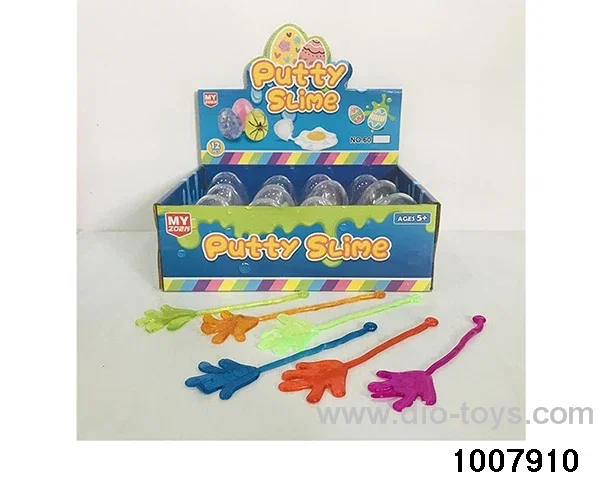 SURPRISE EGG TPR ADHESIVE WALL PALM (12PCS) in display box