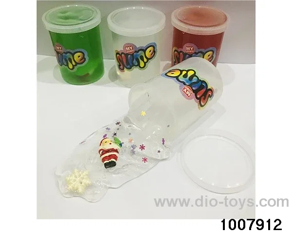 Crystal Mud Slime Christmas Snowflake Putty (12pcs) in display box