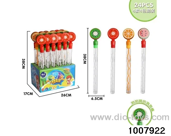 Fruit clapper bubble stick 24PCS single price in display box