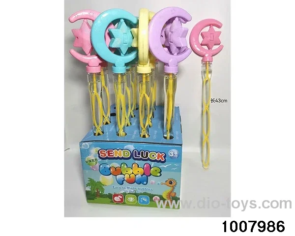 Flash star moon bubble stick (16 single price) in display box