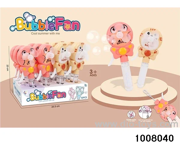 KITTY BIRD BUBBLE FAN IN DISPLAY BOX
