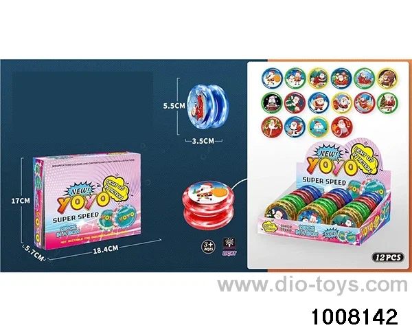 Santa Claus Yo-yo (12 pieces display box) in display box