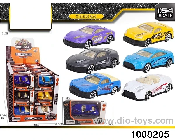 Alloy car 24 small boxes in display box