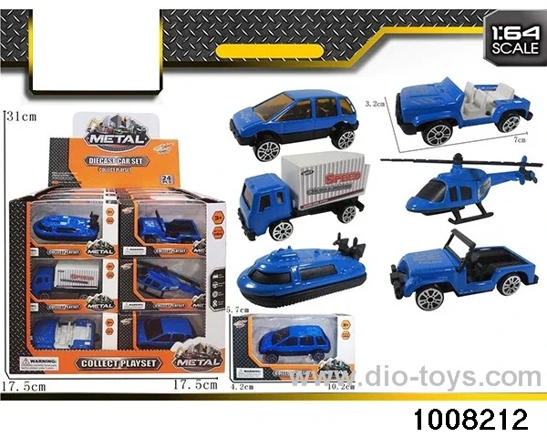 Alloy car 24 small boxes in display box