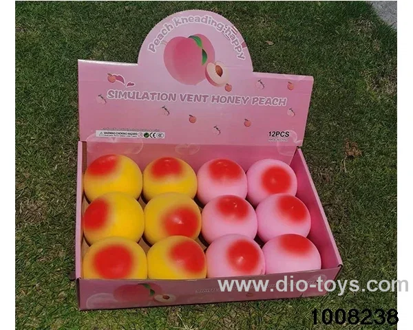 Big peach in display box
