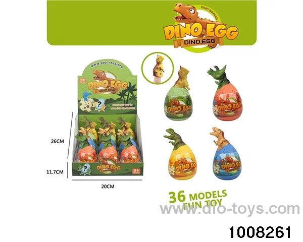 Finger dinosaur blind egg removal in display box
