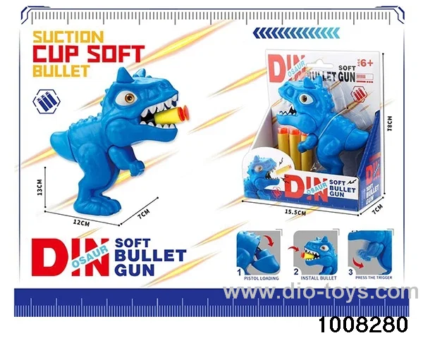 Dinosaur soft bullet gun (Niulong) in display box