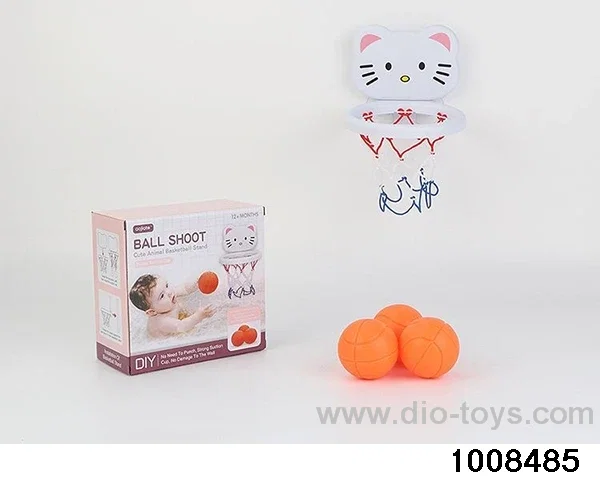 Bathroom basketball frame (3 balls) in poly bag header