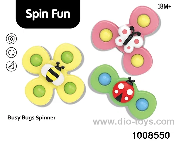 busy bugs spinning in color box