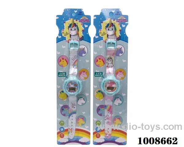 watch with music&light  2 sets mixed loading in Blister with insert