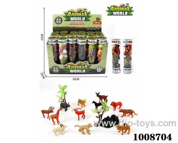 12PCS Animal suit in Barrel