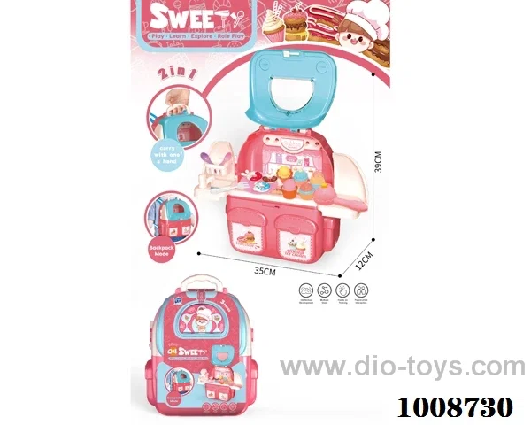 kitchen set in paper card