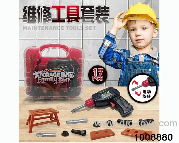 tool collecting box with eletric hand drill