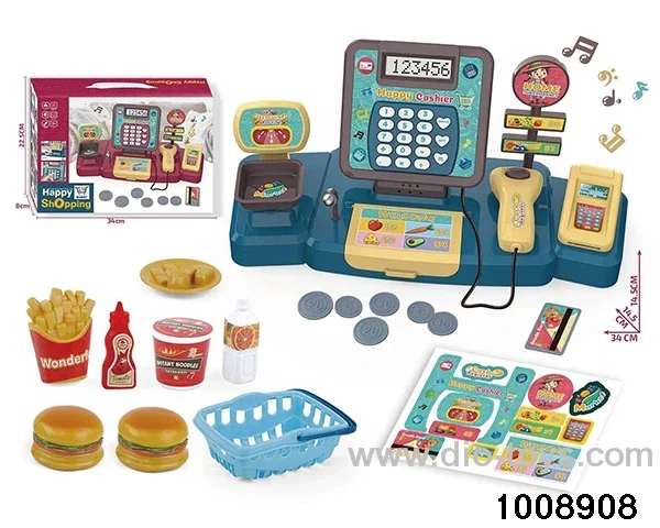 cash register in color box
