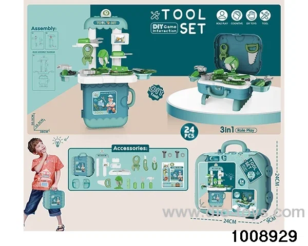 Tool set toys in paper card