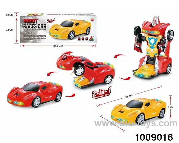 Electric variant vehicle in color box
