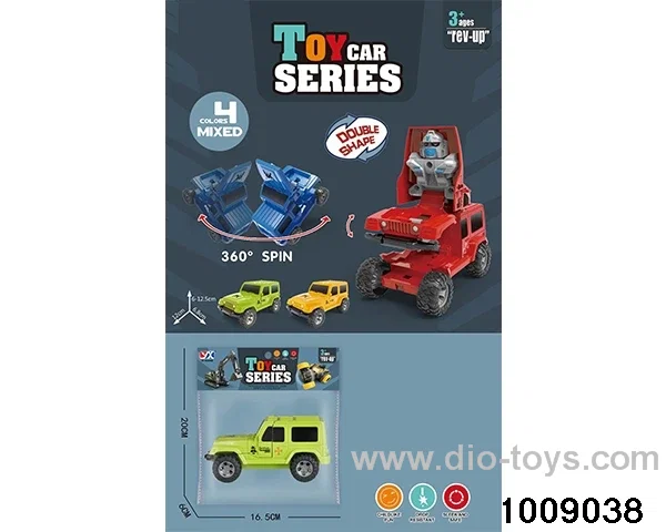 Deformation jeep in opp bag