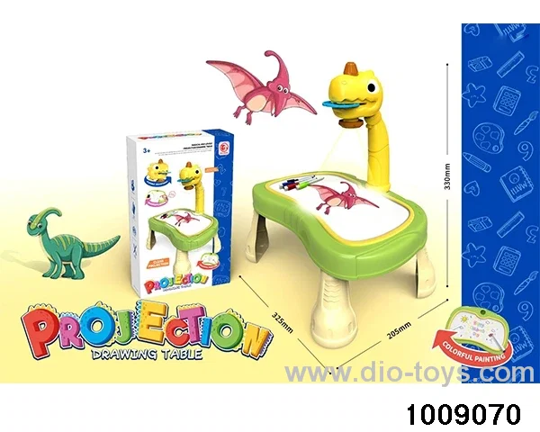 Projection table in color box