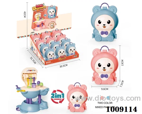 DIY Play house series 2color mixed loading in display box