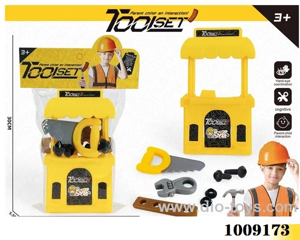 Tool set in poly bag header