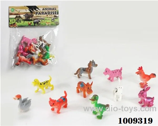 10pcs Animal suit in PVC bag