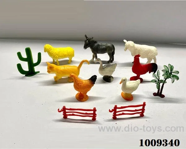 6pcs Animal suit in PVC bag