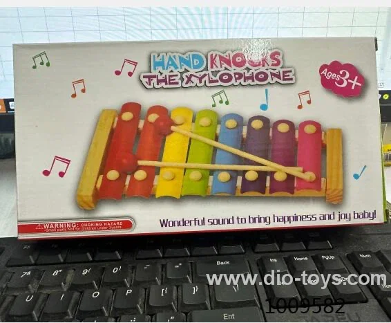Wooden piano in color box