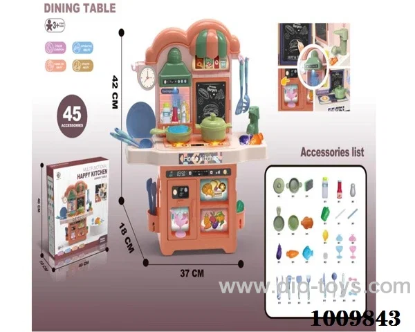 Kitchen set with light&sound  in Hand box