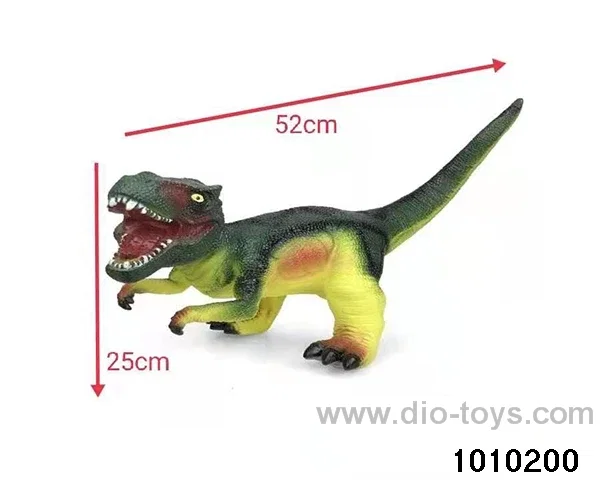 Dinosaur toys Stretching length 52, height 25 in Hangtag