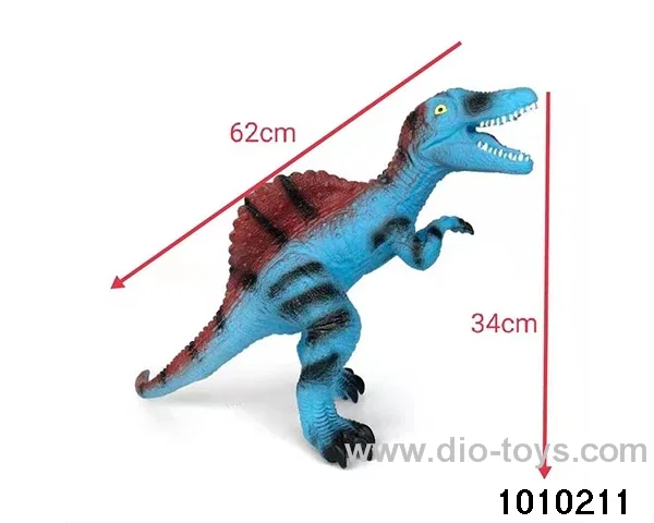 Dinosaur toys Stretching length 62, height 34 in Hangtag