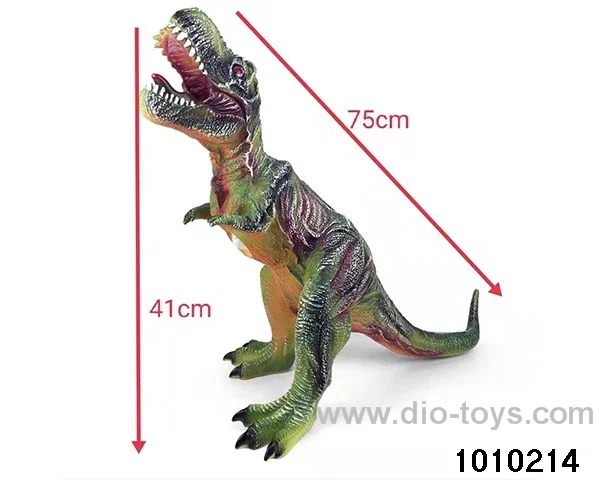 Dinosaur toys Stretching length 75, height 41 in Hangtag