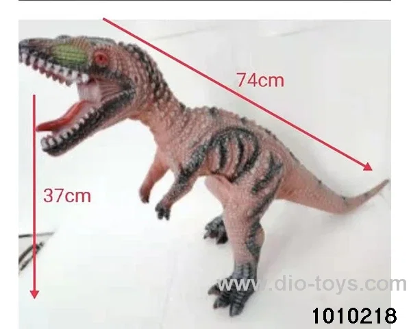 Dinosaur toys Stretching length 74, height 37 in Hangtag