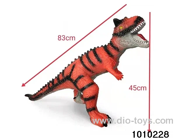 Dinosaur toys Stretching length 83, height 45 in Hangtag